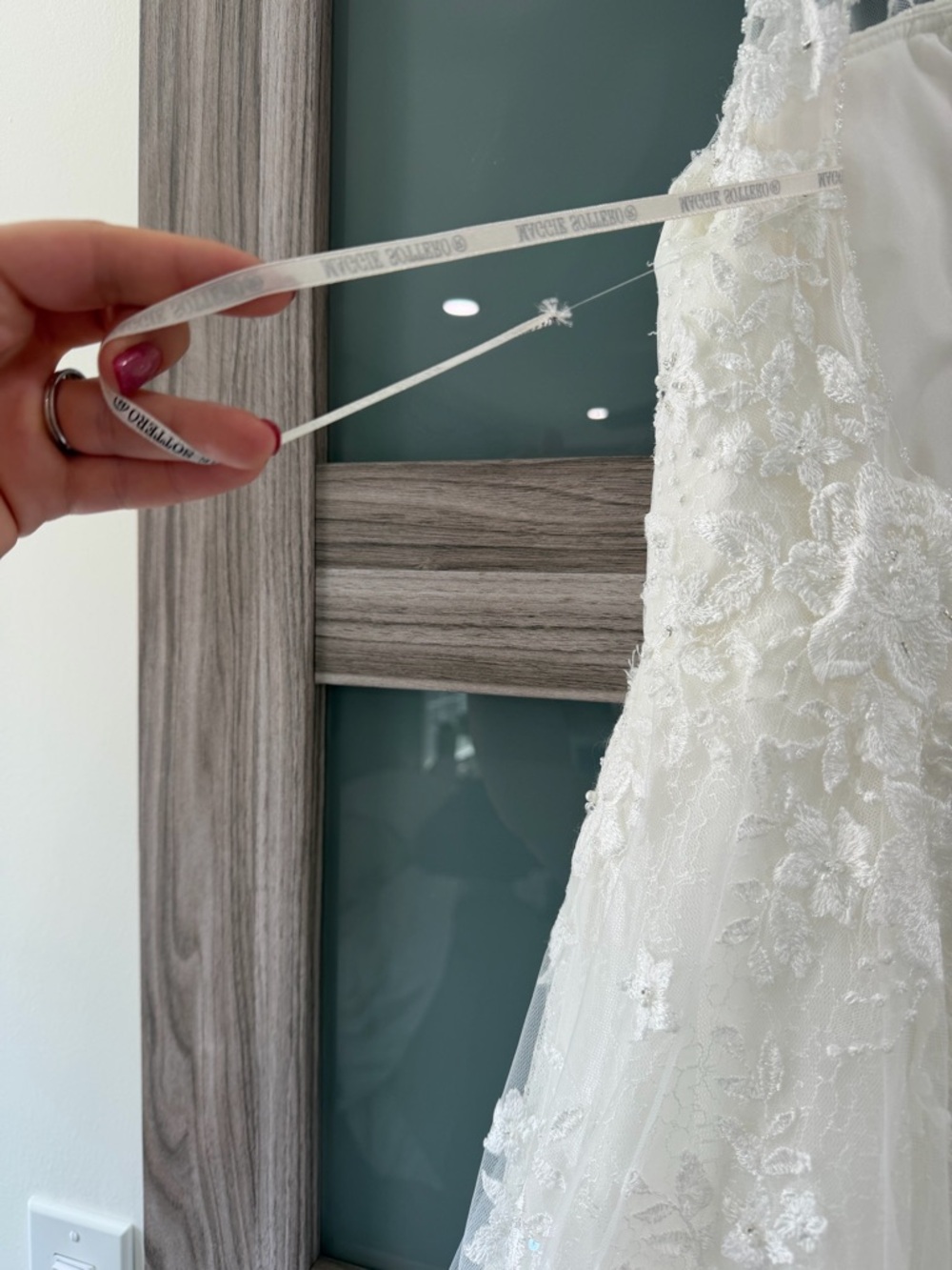 Maggie Sottero White Lace A-Line Wedding Dress - Picture 16 of 16